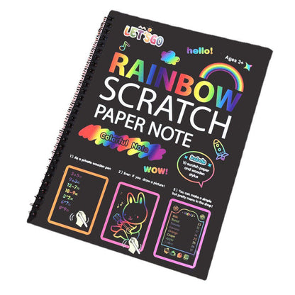 ColorWhirl™ ScratchBook – Ontdek de Magie van Verborgen Kleuren 🎨