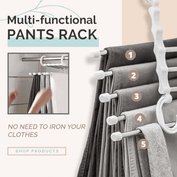 FlexHanger™ – Slim & Ruimtebesparend Broekenrek | 1+2 GRATIS