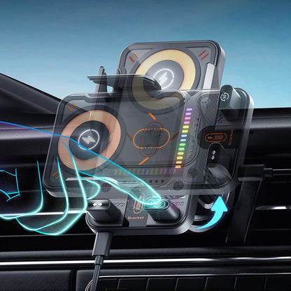 Auronex™ SmartDrive 2-in-1 Autohouder met Draadloze Oplader