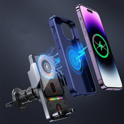 Auronex™ SmartDrive 2-in-1 Autohouder met Draadloze Oplader