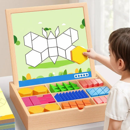 MagniCraft™ – Creatief Magnetisch Houten Puzzelplezier voor Kinderen
