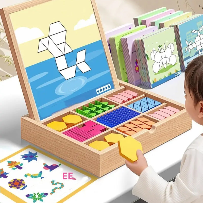 MagniCraft™ – Creatief Magnetisch Houten Puzzelplezier voor Kinderen