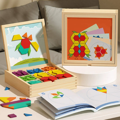 MagniCraft™ – Creatief Magnetisch Houten Puzzelplezier voor Kinderen