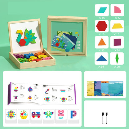 MagniCraft™ – Creatief Magnetisch Houten Puzzelplezier voor Kinderen