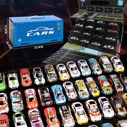 MiniDrive™ – 48 Pull-Back Auto’s met Garage • Spel & Fantasie in Eén Set