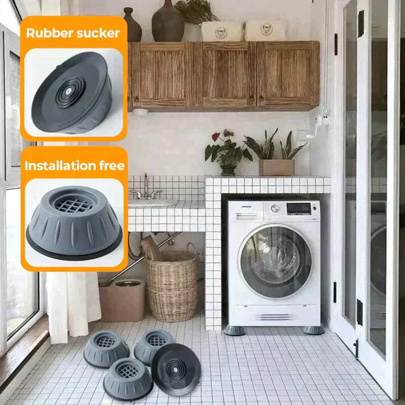 LiftGuard™ Anti-Vibratie & FloorSafe Machinevoeten | 4 stuks