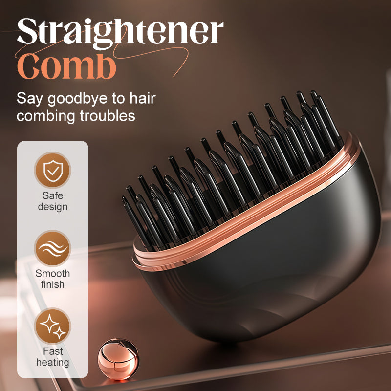 LumiSmooth™ | Draadloze Mini Haarstylingskam