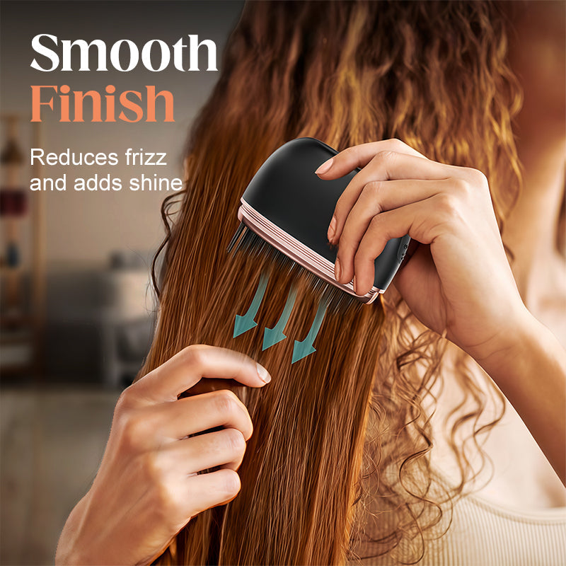 LumiSmooth™ | Draadloze Mini Haarstylingskam