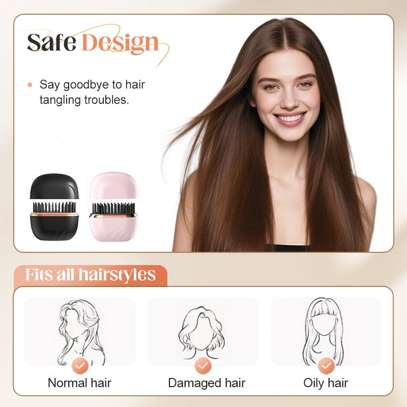 LumiSmooth™ | Draadloze Mini Haarstylingskam