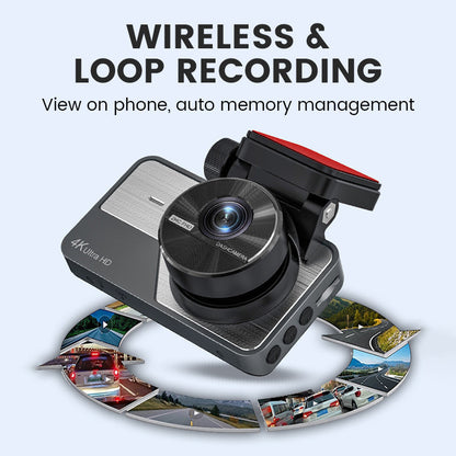 Vigilance Dashcam - Jouw 4K getuige, dag en nacht