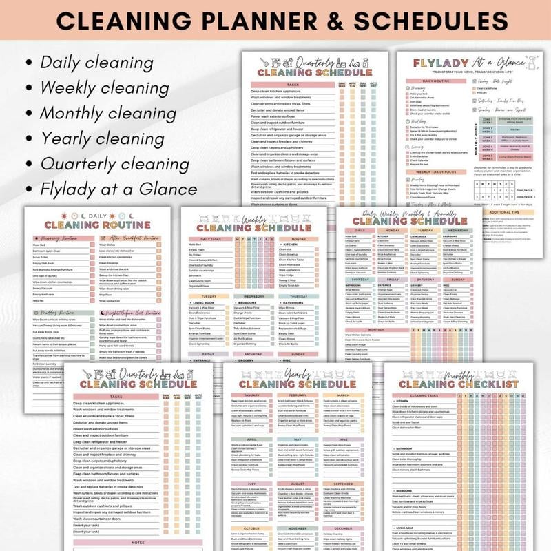 ClarityFlow™ – Het overzichtelijke schoonmaak- & organisatiesysteem voor thuis