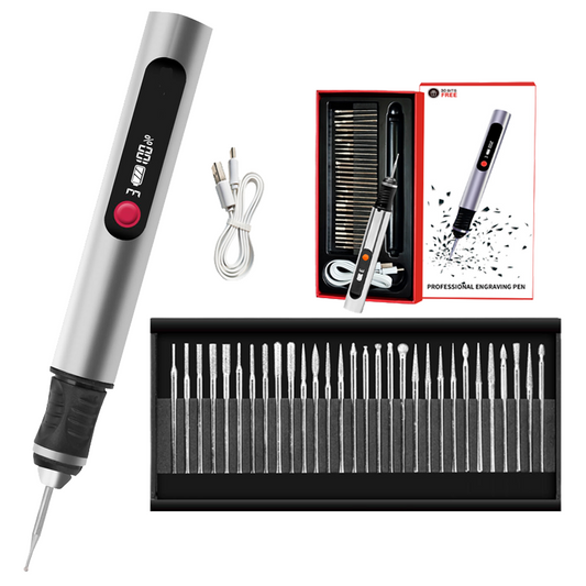 GravuraPro™ – Elektrische Precisie Graveerpen voor Creatief & Persoonlijk Werk