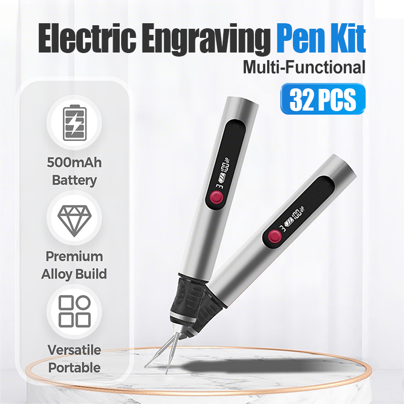 GravuraPro™ – Elektrische Precisie Graveerpen voor Creatief & Persoonlijk Werk