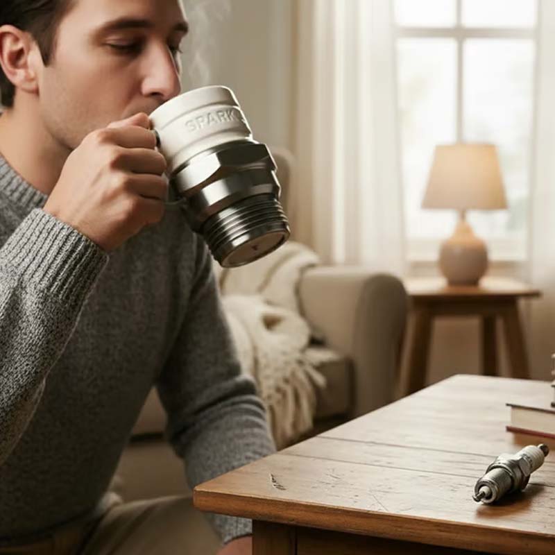 MotoSip™ – De unieke bougie-spark mok
