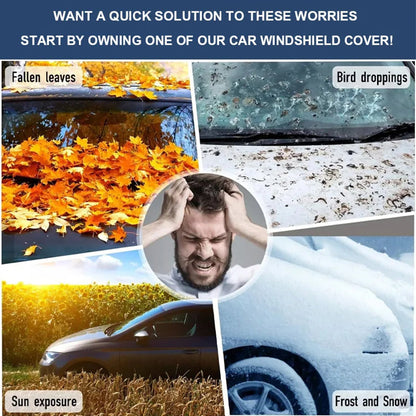 FrostGuardia™ – All-Season Beschermhoes voor de Voorruit
