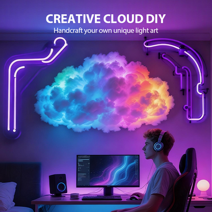 LumiCéra™ – DIY Regenwolk Lamp in Meerdere Kleuren