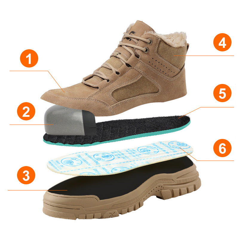 Nordeflex™ Winter Veiligheidsschoenen – Warm, Stevig & Betrouwbaar