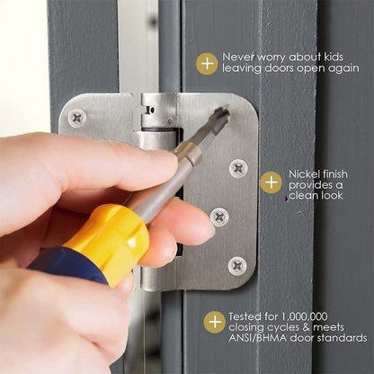 EaseStep™ Veer-Scharnier Deursluiter – Comfortabele Doorgang voor Gezin & Huisdieren
