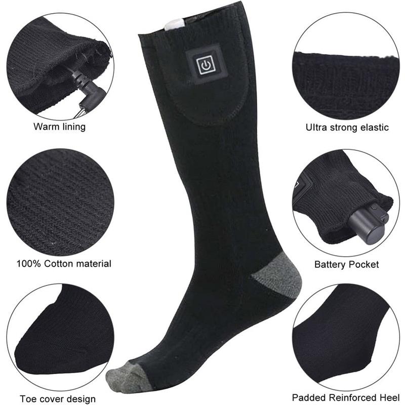 Thermivo™ HeatStep Sokken – Slimme Verwarmde Sokken voor Koude Dagen