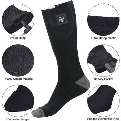 Thermivo™ HeatStep Sokken – Slimme Verwarmde Sokken voor Koude Dagen