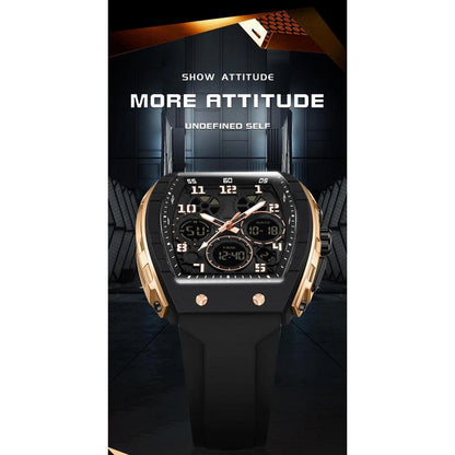 Noctyron™ Active Dual-Time Herenhorloge