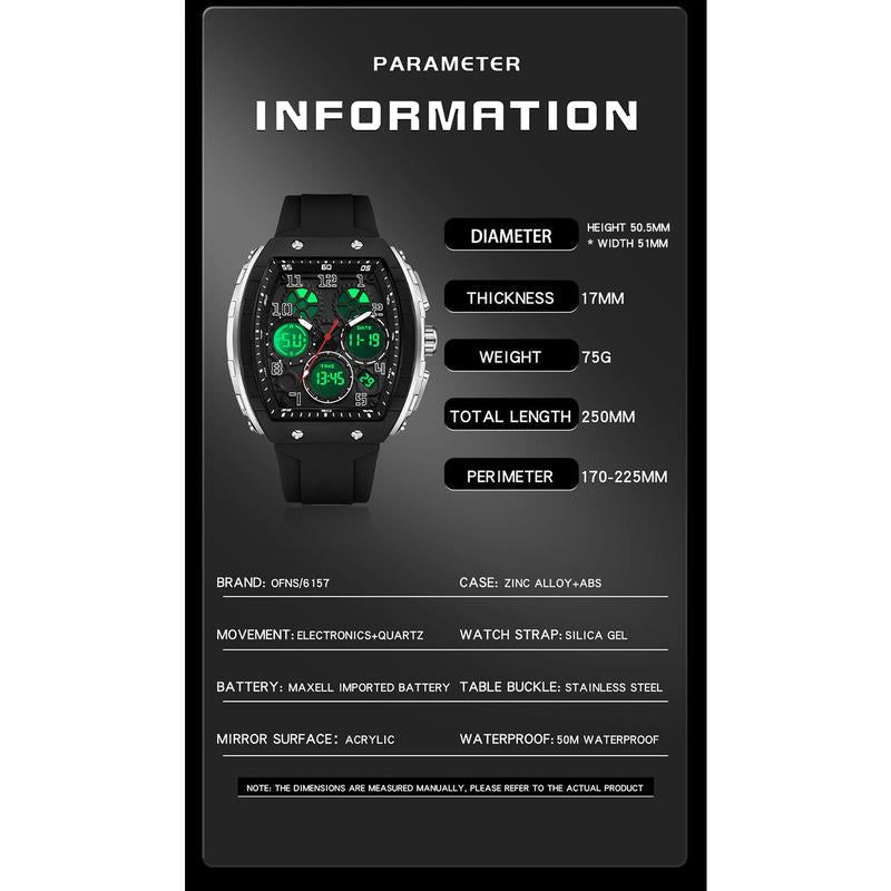 Noctyron™ Active Dual-Time Herenhorloge