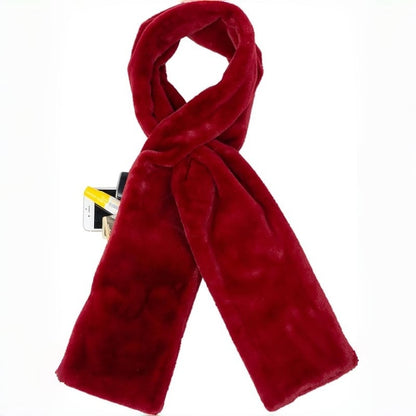 Furiva™ – Luxe Faux Fur Sjaal met Verborgen Ritsvak