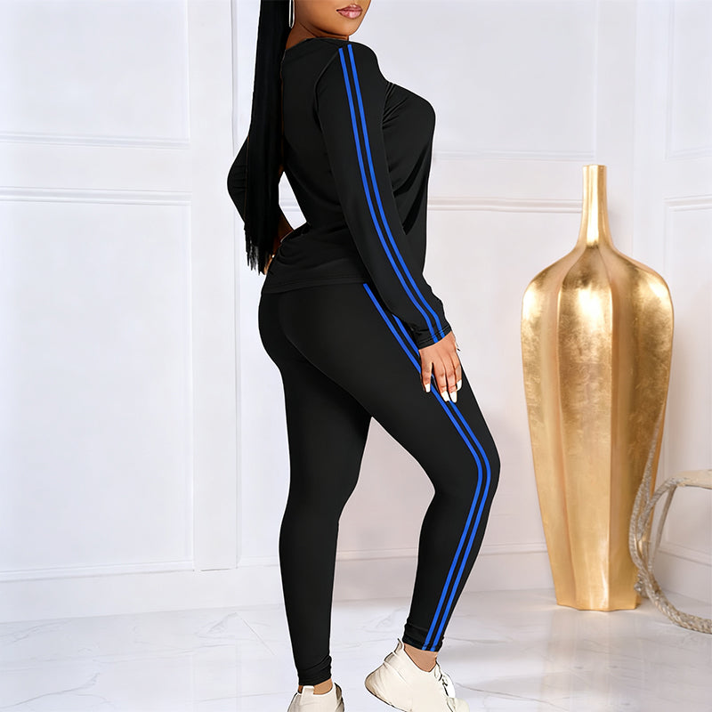 LunéaFlow™ – Casual Tweedelige Dames Set met Sportieve Details