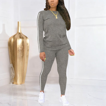 LunéaFlow™ – Casual Tweedelige Dames Set met Sportieve Details