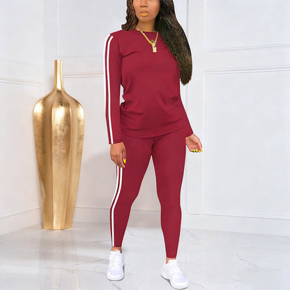 LunéaFlow™ – Casual Tweedelige Dames Set met Sportieve Details