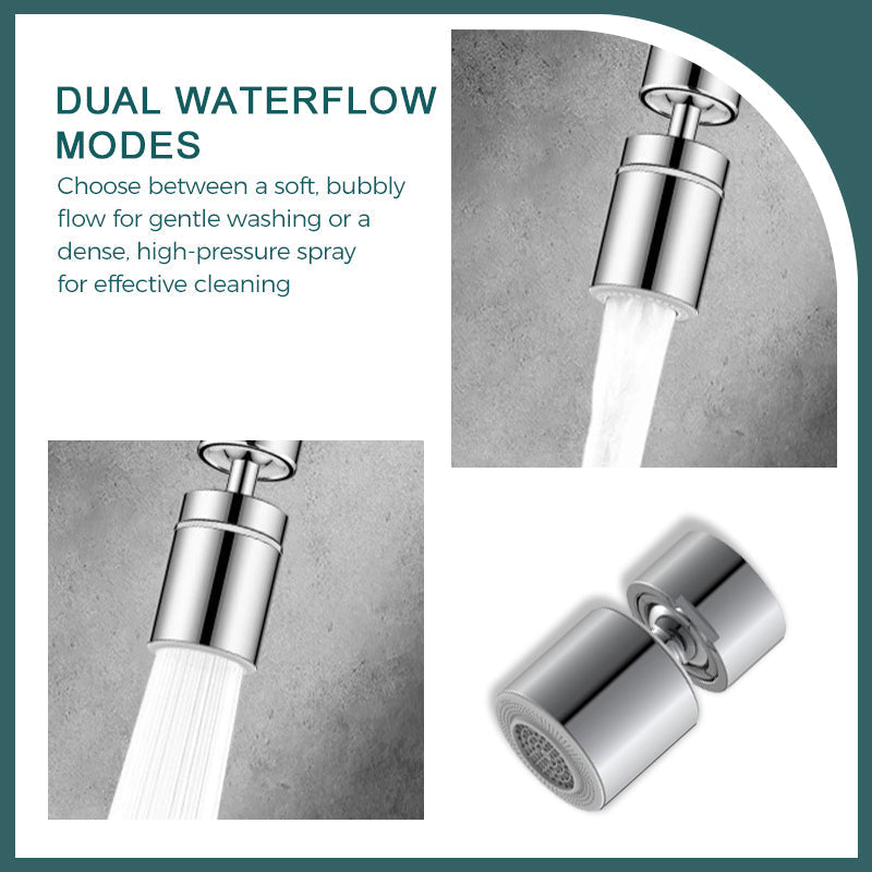 AquaVireo™ - 360° Keukenkraanversterker met Dubbele Waterstand | 1+1 GRATIS