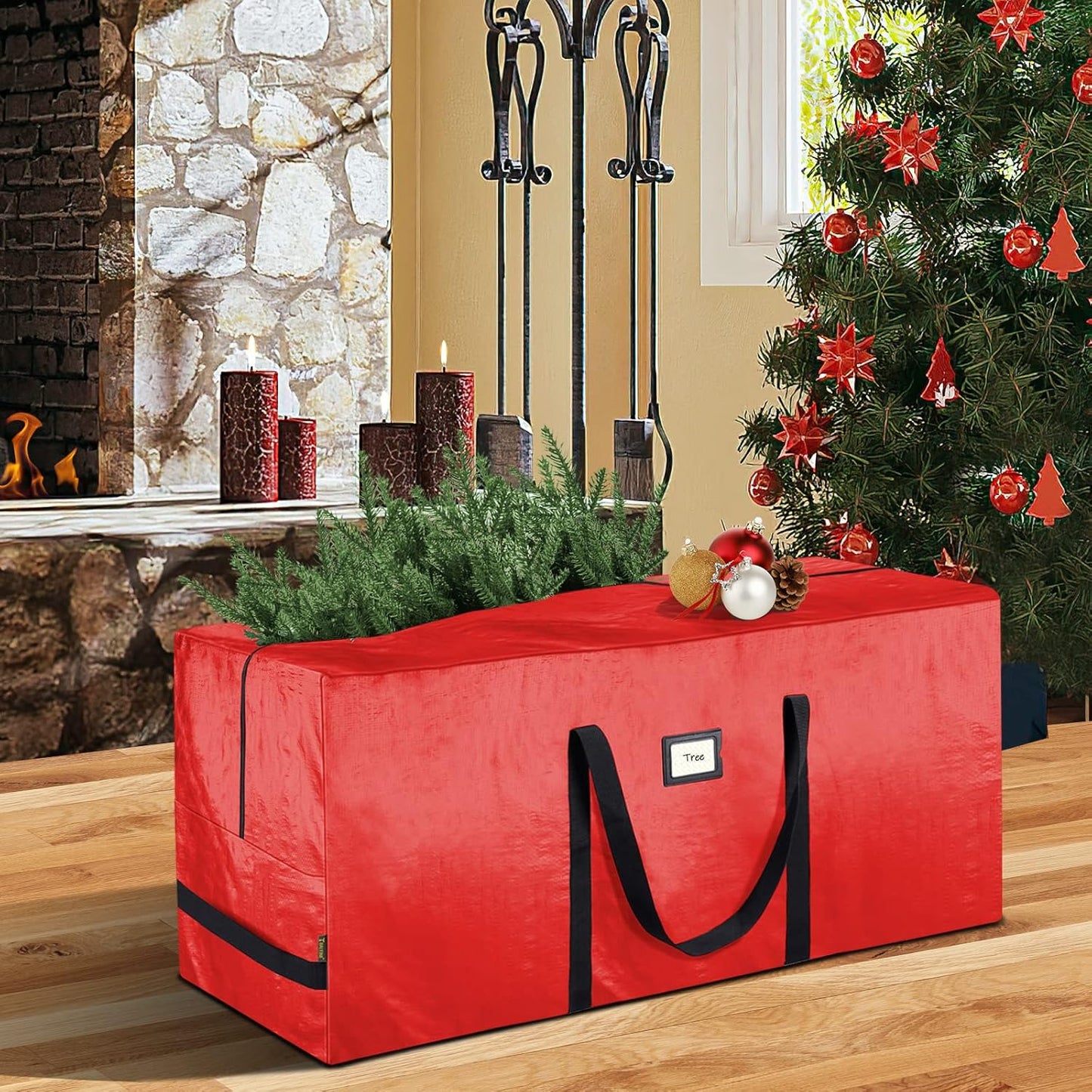 EverStore™ Kerstboom Opbergtas – Ruim, Waterdicht & Duurzaam