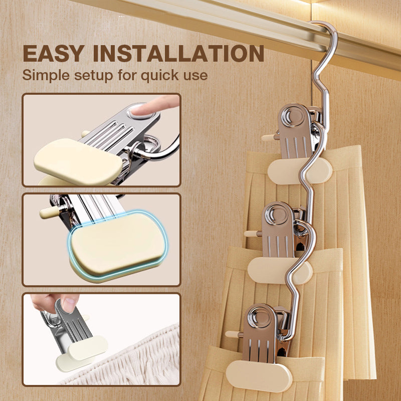 Clavero™ Multifunctionele Klemhaken | 10 Stuks