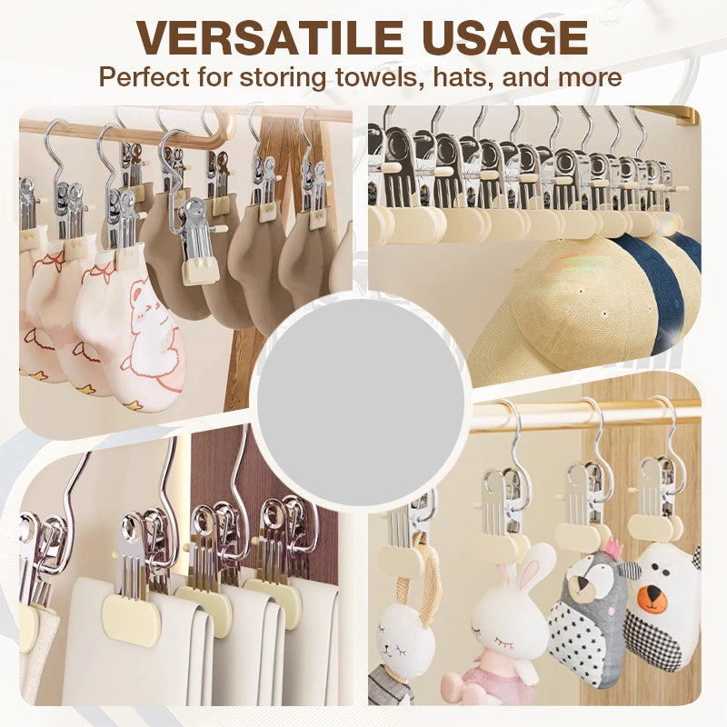 Clavero™ Multifunctionele Klemhaken | 10 Stuks