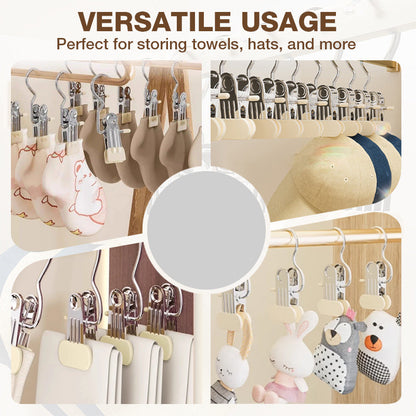 Clavero™ Multifunctionele Klemhaken | 10 Stuks
