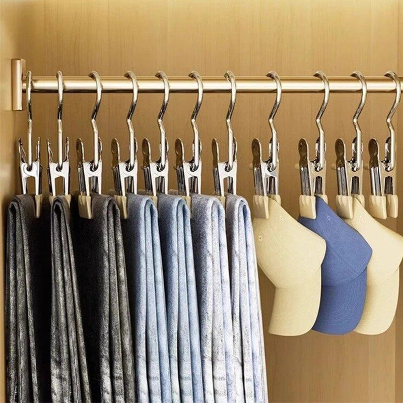 Clavero™ Multifunctionele Klemhaken | 10 Stuks