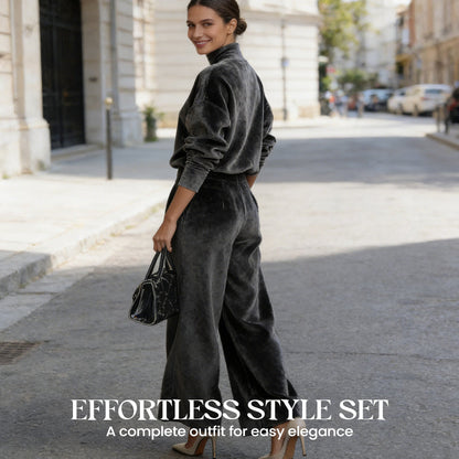 Zavéra™ Cozy Two-Piece Set – Relaxed & Warm
