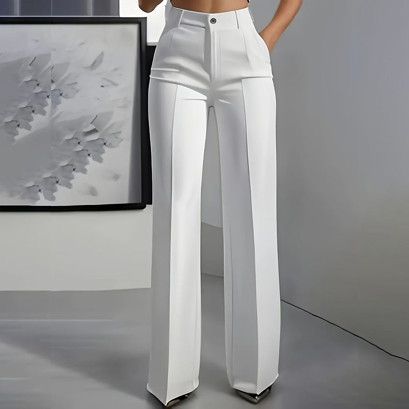 Elviora™ Tailored High-Waist Broek voor Dames
