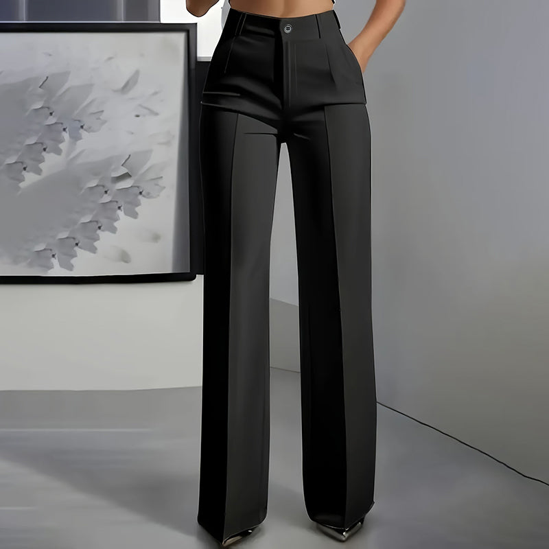 Elviora™ Tailored High-Waist Broek voor Dames