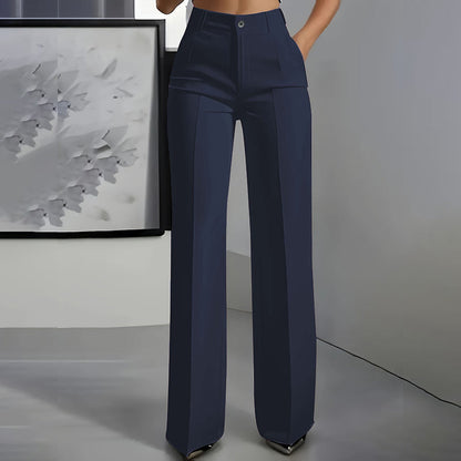 Elviora™ Tailored High-Waist Broek voor Dames