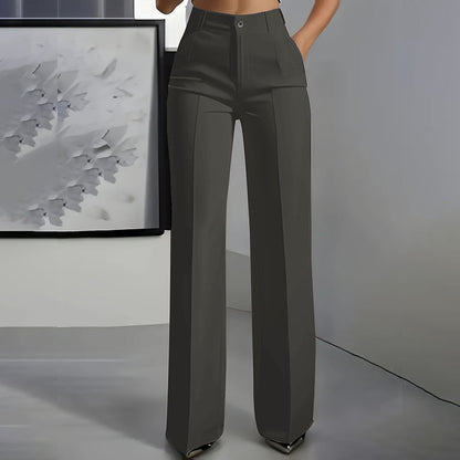 Elviora™ Tailored High-Waist Broek voor Dames