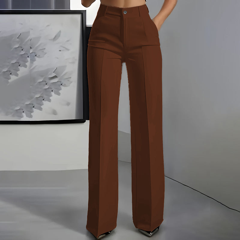 Elviora™ Tailored High-Waist Broek voor Dames