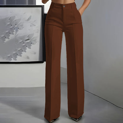 Elviora™ Tailored High-Waist Broek voor Dames