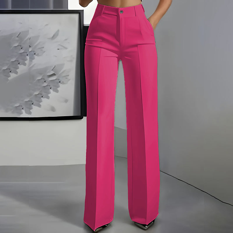 Elviora™ Tailored High-Waist Broek voor Dames