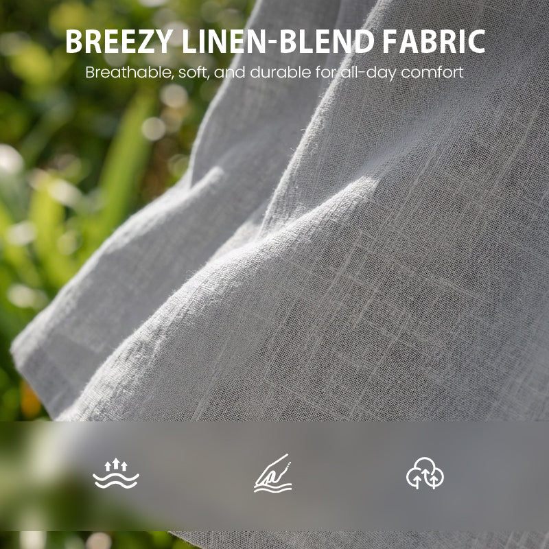 Averon™ - Linen Comfort Set – Heren 2-delige Outfit