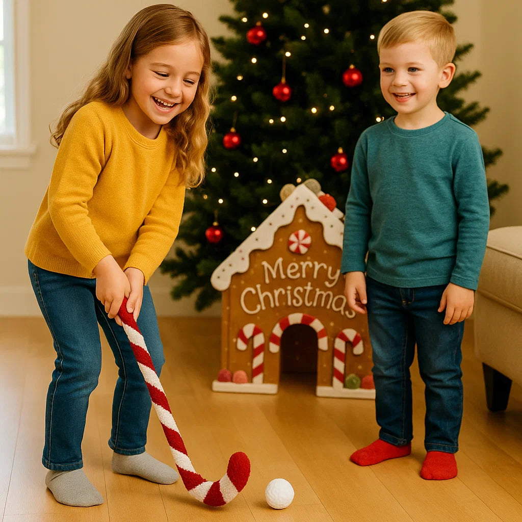 MerryPutt™ Pepparkaka Mini Golf – Spelplezier en Kerstsfeer in Één